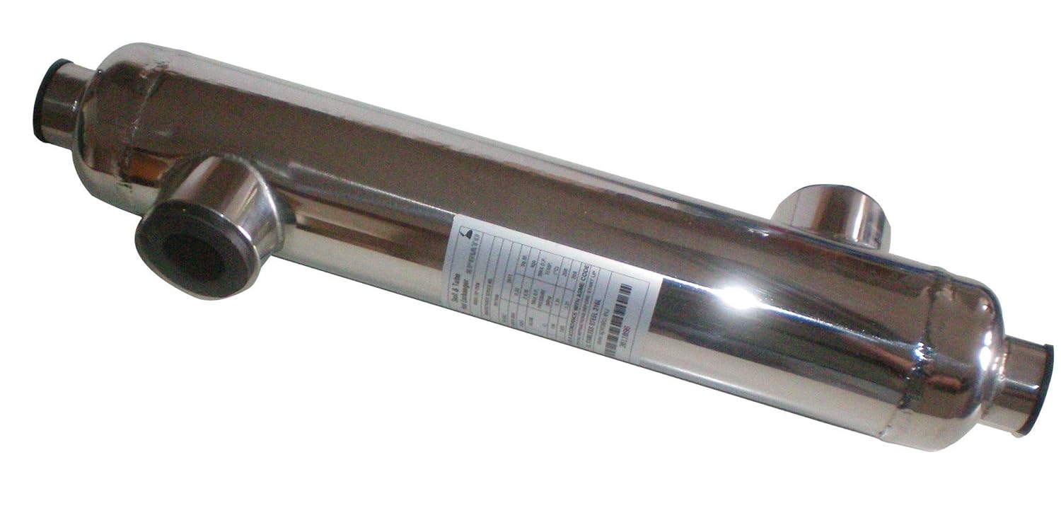 50KW LP-175VA ACCIAIO Inox Piscina Scambiatore Di Calore Riscaldamento Solare EUR 200,31 - IT - Foto 7