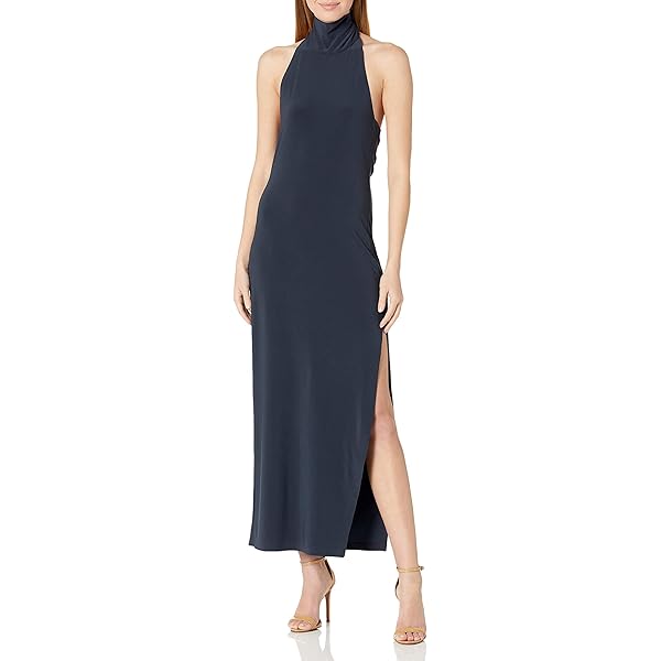 Amazon.com: Norma Kamali Women's Cayla Side Drape Gown, Tiger Red, S :  Clothing, Shoes & Jewelry