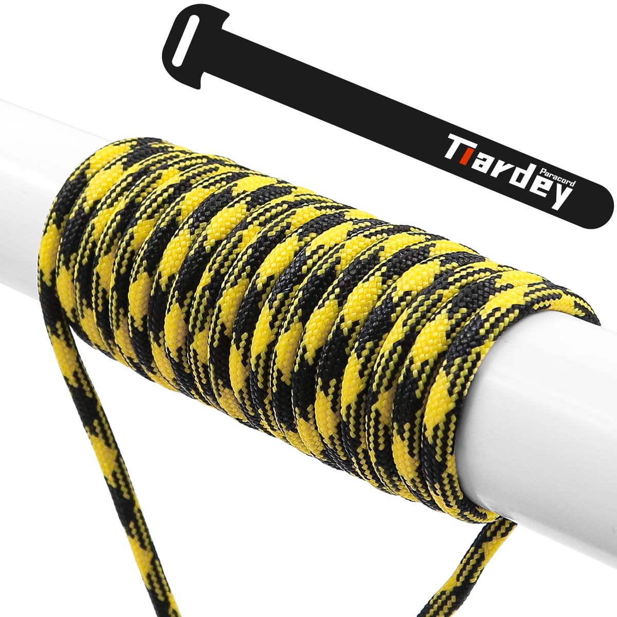 Tiardey PPF-037 Paracord 4mm 100ft (31m) 7 Core Strand,Tear-resistant,Nylon Cord,Mil Spec Type III Paracord,Holds up to 250kg for Outdoor Survival Camping