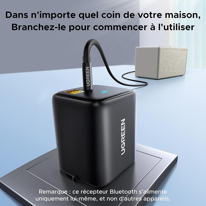 LDAC Récepteur Bluetooth 6.0 Adaptateur Audio Bluetooth pour Chaîne — photo 5 sur 8