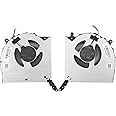 CPU + GPU Cooling Fan for Lenovo Legion Pro 5 16IRX8 82WK PRO 5 16ARX8 82wm R9000P Y9000P 2023 Series DFSCL12E06486Y FQK8 DFSCL12E16486Y FQK9 5H40S20807 5H40S20808 DC12V 1A Fan