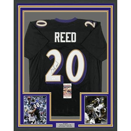 ed reed autographed jersey