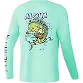 Palmyth Boys Fishing Shirt Youth Long Sleeve T-Shirt Sun Protection UPF 50+ Quick Dry