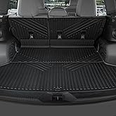 GALVAGNITE Cargo Mat for 2025 2026 Subaru Forester, Full Coverage All Weather TPE Cargo Liner Trunk Mat with Backrest Mat for Subaru Forester Accessories (Gas Only)