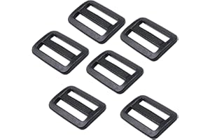 Baitoo Tri glide Slider,Heavy Duty Plastic Tri Glide Slide Buckle Strap sliders Adjusters for Backpack Strap Belt