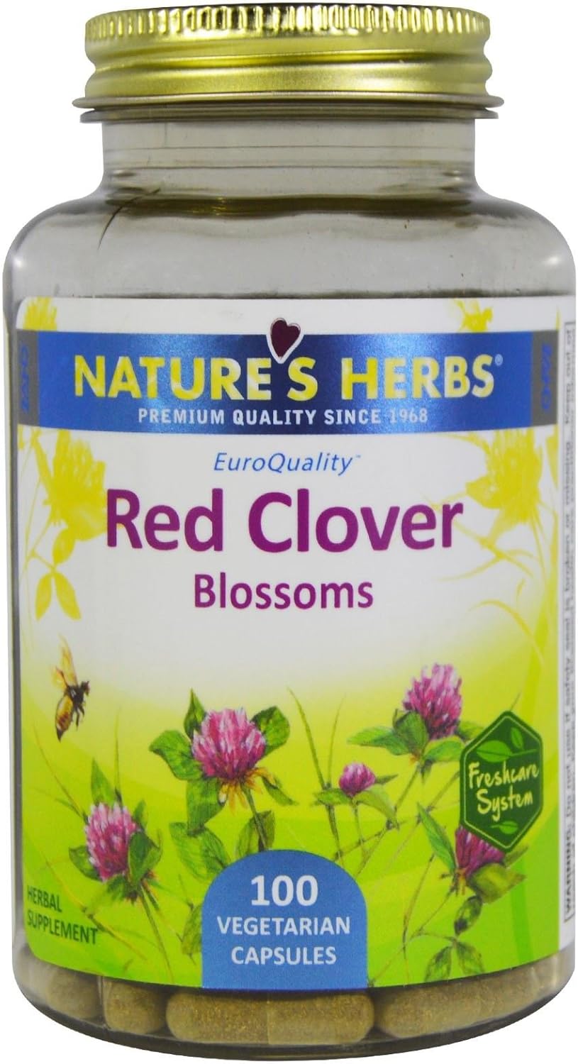Nature's Life Red Clover Blossoms Mineral Supplements | 100 Count: Health & Personal Care