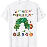 Eric Carle Very Hungry Caterpillar Day Children's Book T-Shirt