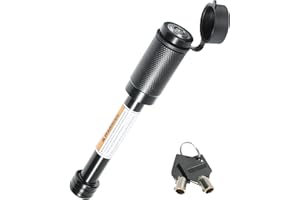 RESWISH ESEWALAS Heavy Duty Trailer Hitch Lock,Hitch Receiver Pin Lock with 5/8" Pin for Class III IV 2" and 2-1/2" Receiver,Tow Hitch Lock for Hitch Bike Rack Tray Ball Tow Rope,Hitch Receiver Lock