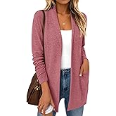 LILLUSORY Cardigan Sweaters for Women Lightweight Open Front Cardigans Casual Loose 2026 Spring Outfits with Pockets