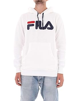sudadera fila hombre blanca