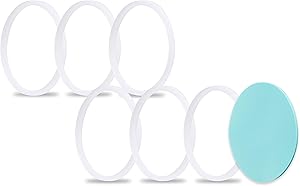 Greant [6-Pack] Replacement Gaskets Set Compatible with Hydro Flask Wide Mouth Bottle Flip Lid Gasket - Wide Mouth Lid Silicone Seals - Rubber Stoppers (FLIP LID)