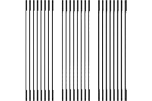 24Pcs Coping Saw Blades Set, 6-1/2-Inch Long Between Pins, Sturdy Wood Cutting Saw Blades Kit (15 TPI, 18 TPI, 24 TPI) High-C