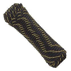 Built Industrial Diamond Braided Rope - 3/8 in x