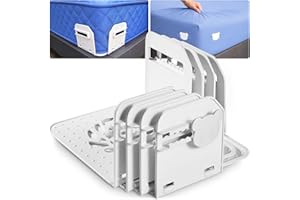 jiaao Bed Sheet Holders for Corners, Bed Lock Sheet Holders Fit All Sheet and All Mattress Size, Fitted Sheet Holder Keeps Fi