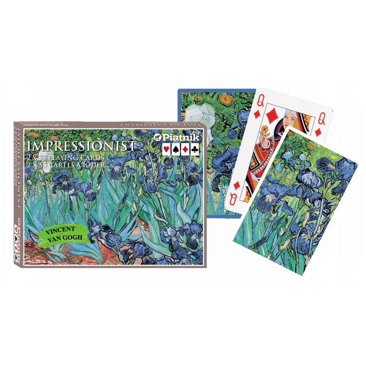 Piatnik Playing Cards - Van Gogh - Iris, double deck