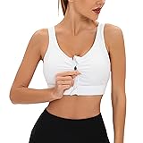 Zip Front Closure Surgical Sports Bra, Post Breast