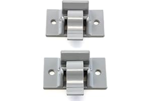 Red Hound Auto Mounting Brackets (2) Compatible with Dometic Sunchaser Lower Awning Arm Bottom Replacement Gray RV Camper Trailer