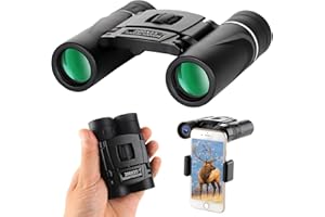 200x25 Binoculars Suitable, Suitable for Adults and Children, for Bird Watching, Hiking, and Concert Tours, with Phone Clip a