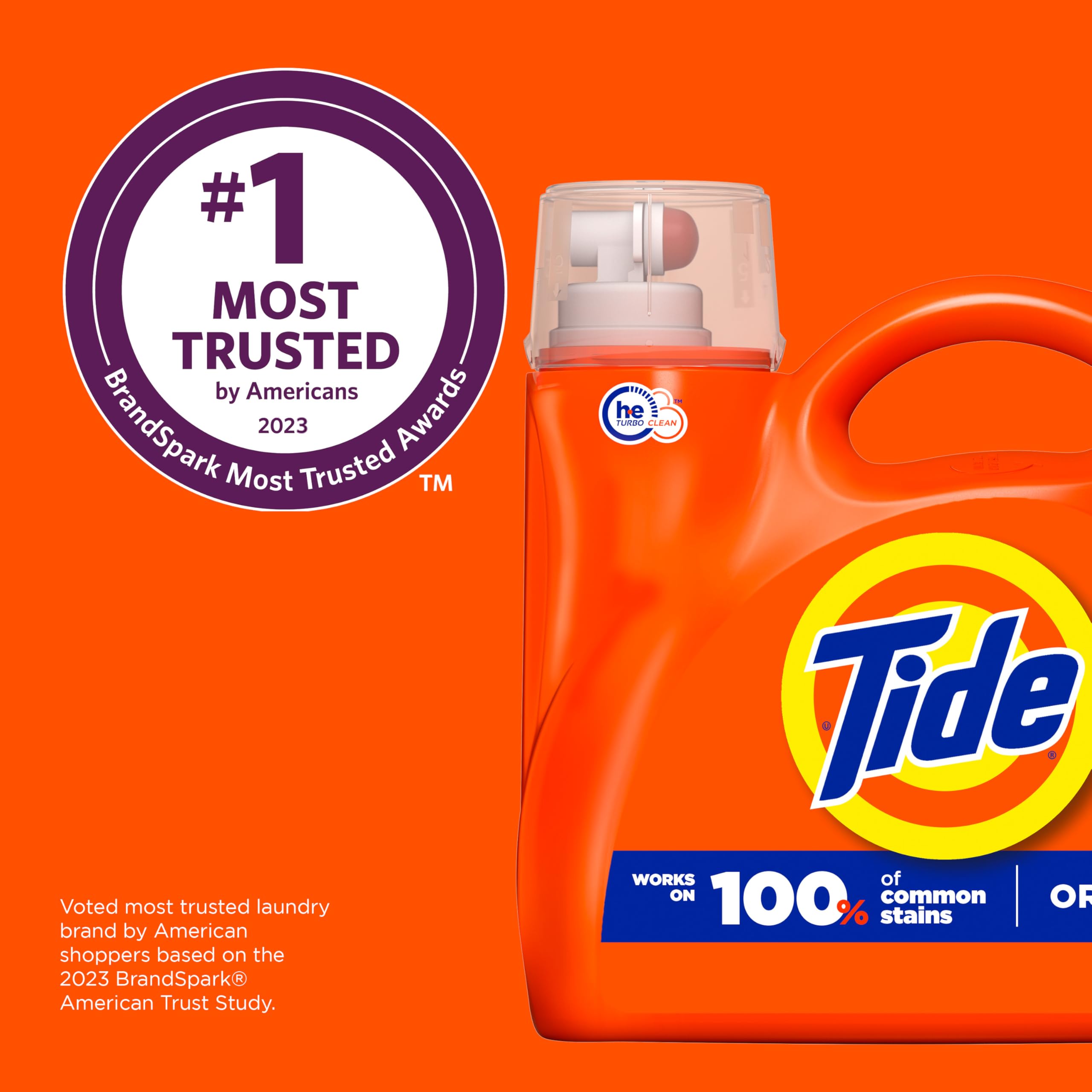 Tide Liquid Laundry Detergent, Original Scent, 105 fl oz, 80 Loads