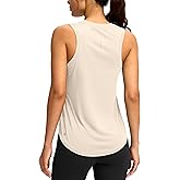SANTINY Women's Sleeveless Workout Tops Lightweight Tennis Yoga Athletic Running Shirts Racerback Tank Tops for Women