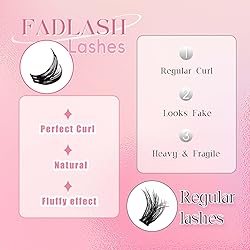 FADLASH Cluster Lashes Individual Lash Extensions
