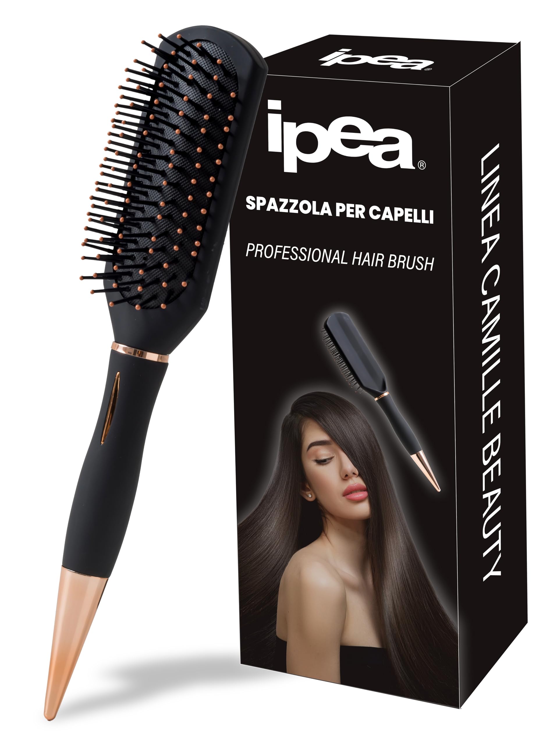 IPEA Small Detangling Hats Brush - 23 cm - Brush for Detangling and Detangling Knots and Comb Dry, Wet or Wet Hair - Pneumatic Brush for All Hair