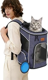 Morpilot Cat Backpack Dog Backpack 7 kg Foldable with Inner Safety Lead view 1