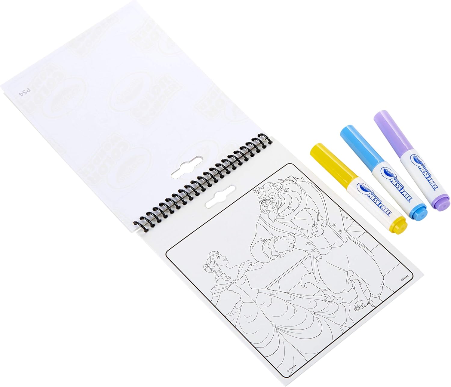 Crayola Color Wonder Disney Princess Coloring & Activity Pad, Mess Free Coloring, Gift for Kids, Age 3, 4, 5, 6, Multi: Toys & Games