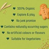Organix Mini Gingerbread Men Organic Toddler Snacks 5 x 20 g Pack x4 Boxes view 3