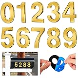 Ranslen 10 Pieces 2.76 Inch High House Numbers