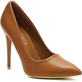 hingswink Womens High Heels 4 Inch Closed Pointed Toe Pumps Stiletto Heels for Women Dress Sexy Wedding Pumps