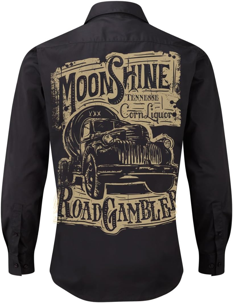 Work Shirt, Longsleeve, Rock'n'Roll, Pick Up, Booze, Moonshine