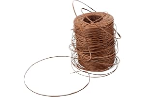 SOIMISS Floral Wire Roll 2Mm X 200M Dark Brown Iron Wire for Flower Wrapping Christmas Wreath Making