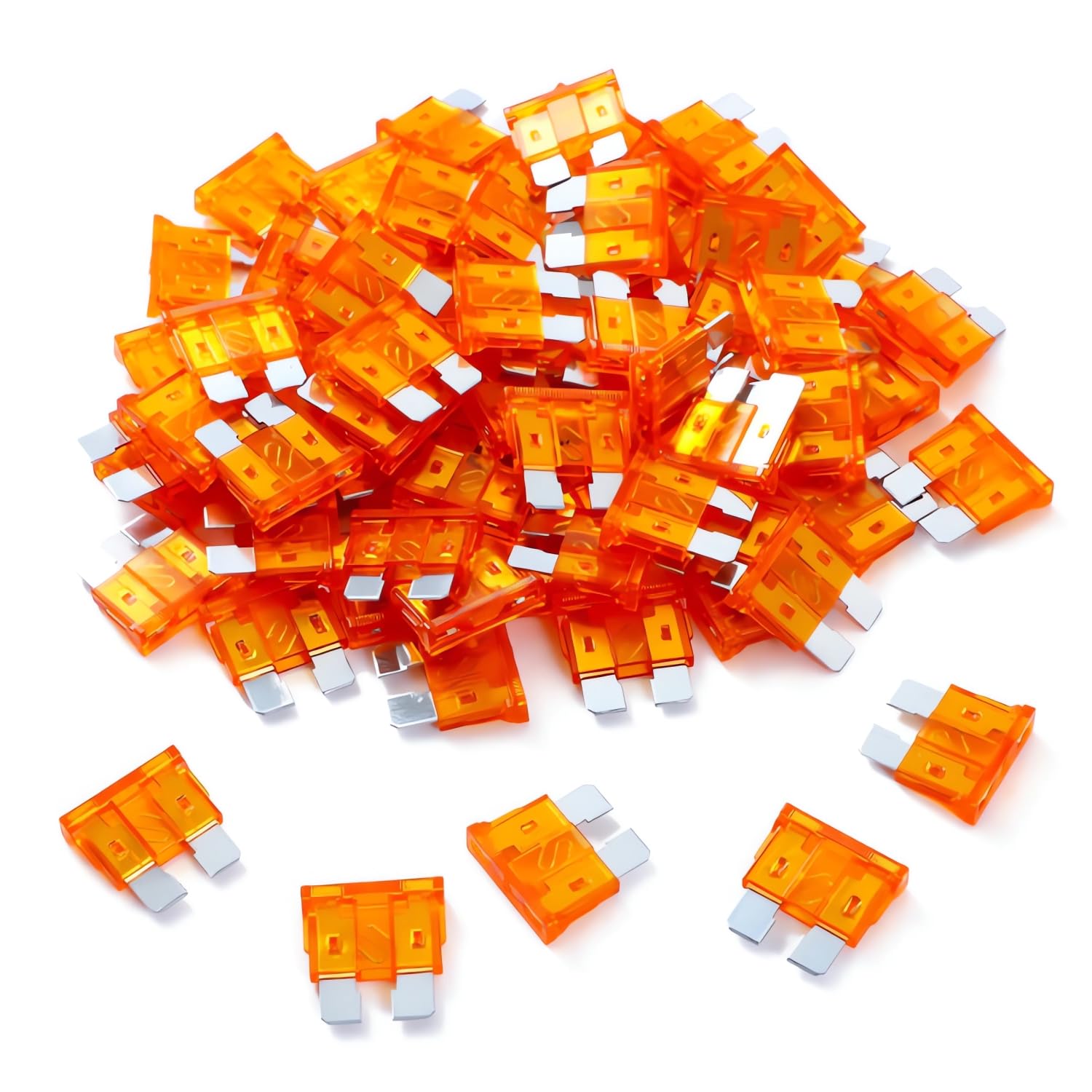 Photo 1 of 100 Pack Auto Fuses 5 AMP ATC/ATO Standard Regular Fuse Blade 5A Car Truck Boat Marine RV