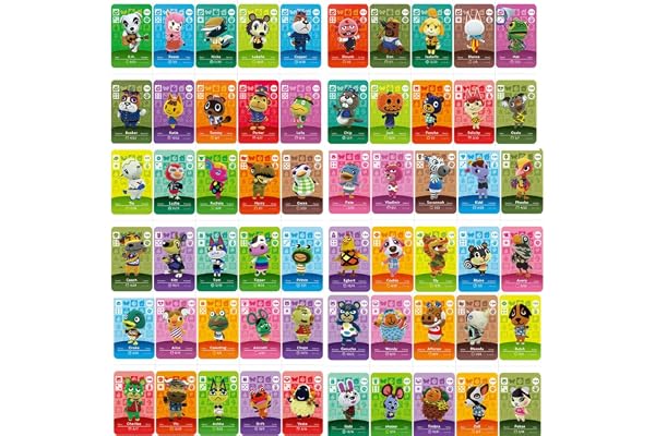 New Villager Animal Crossing NFC Tag Card Compatible with Switch/Switch Lite Mini Cards (101-200 Villagers (Series 2))