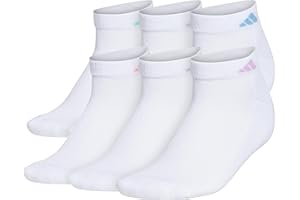 adidas womens Women's Athletic Cushioned 6-pack Low Cut