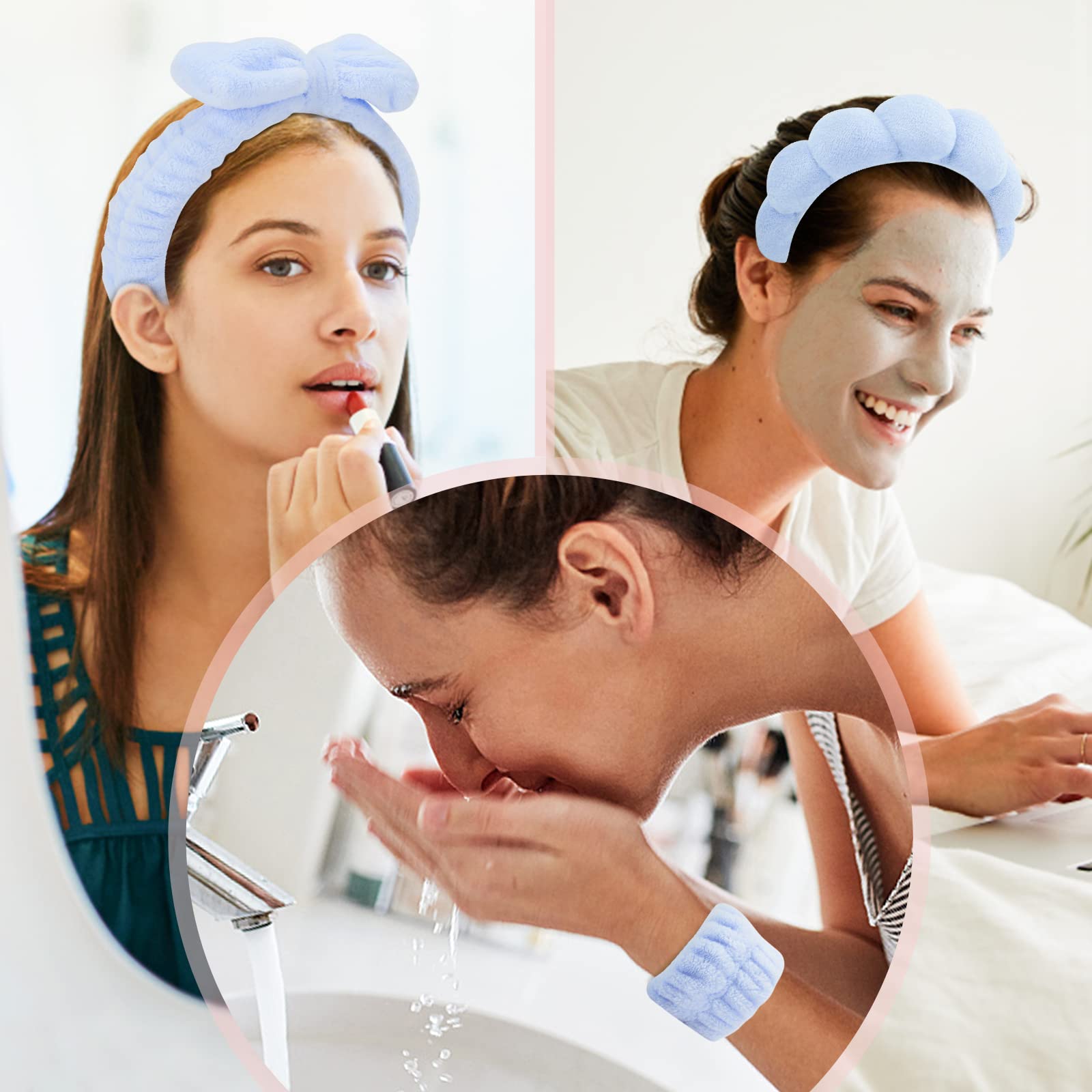 Sponge Spa Headband Set