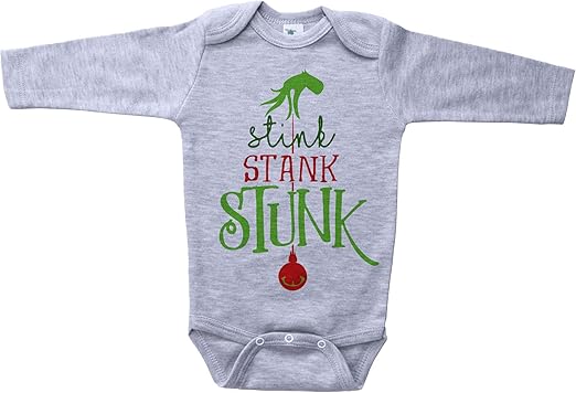 funny christmas baby onesie