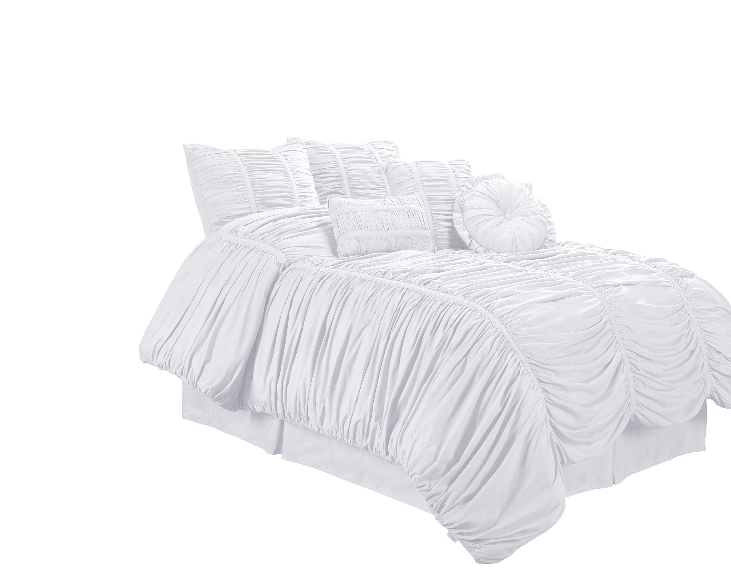 All White Bedding: Amazon.com
