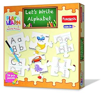 Play & Learn Lets Write Alphabet, Multi Color