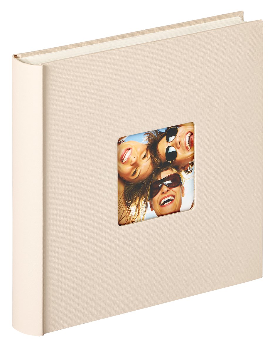 walther Design Photo Album Sand 30 x 30 cm with Cover Punching, Fun FA-208-C