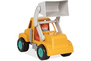 Battat – Toy Bulldozer – Classic Toddler Trucks – Yellow Construction Toy – Soft Rubber Wheels – Front End Loader – 18+ Months