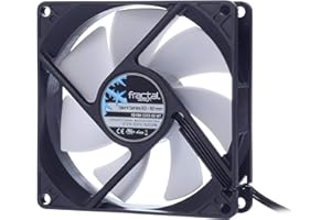 Fractal Design FDFANSSR392WT Silent Series R3 92 mm Fan Cooling FD-FAN-SSR3-92-WT White