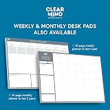 Clear Mind Concepts A4 Daily Planner Pad 100 Undated Tear-Off Sheets 120gsm view 9