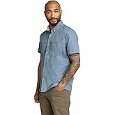 Eddie Bauer Mens Short Sleeve Ripstop Guide-Shirt