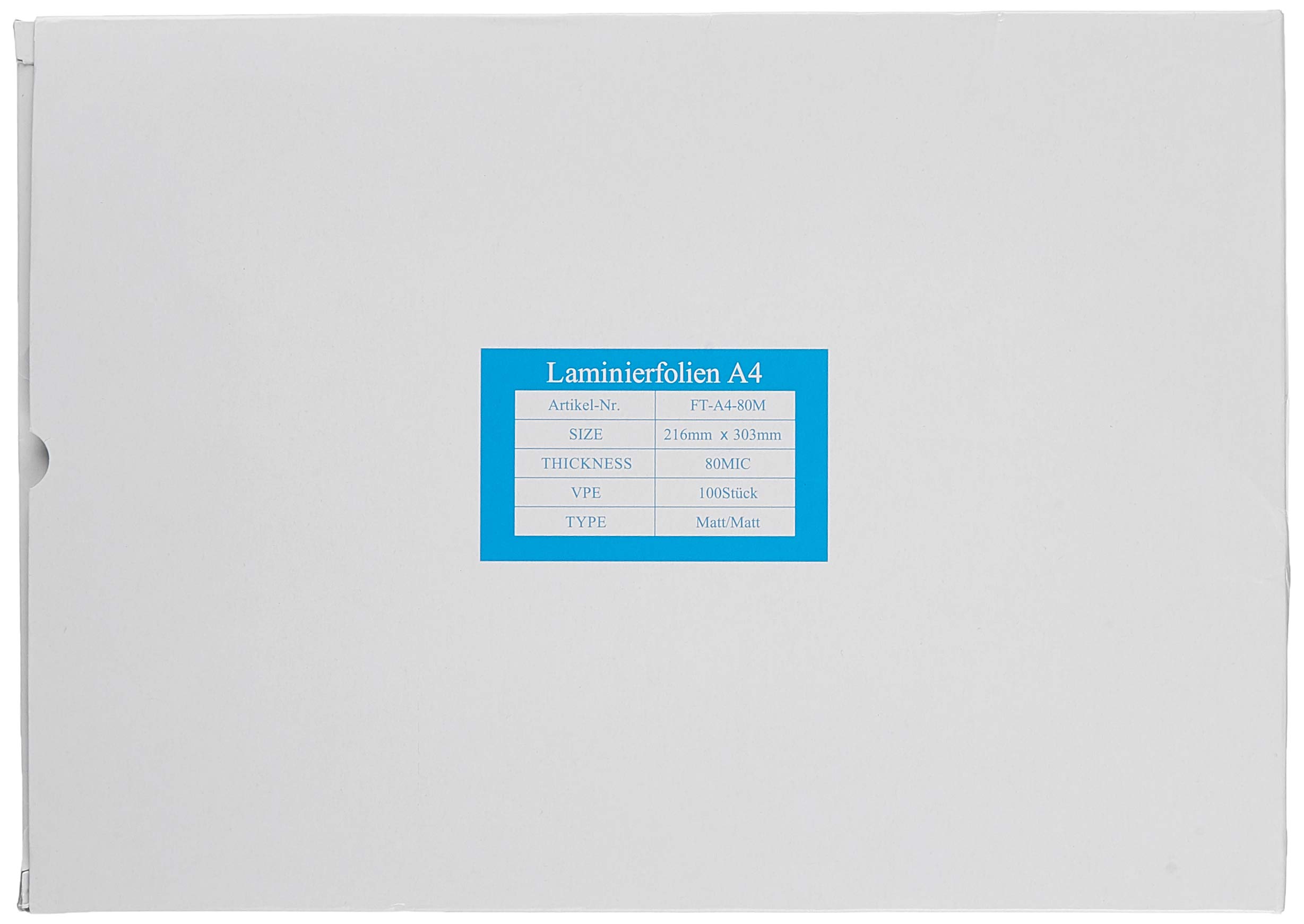 5 Star Laminating Pouches 150 micron for A4 Matt Ref 5027 [Pack of 100]
