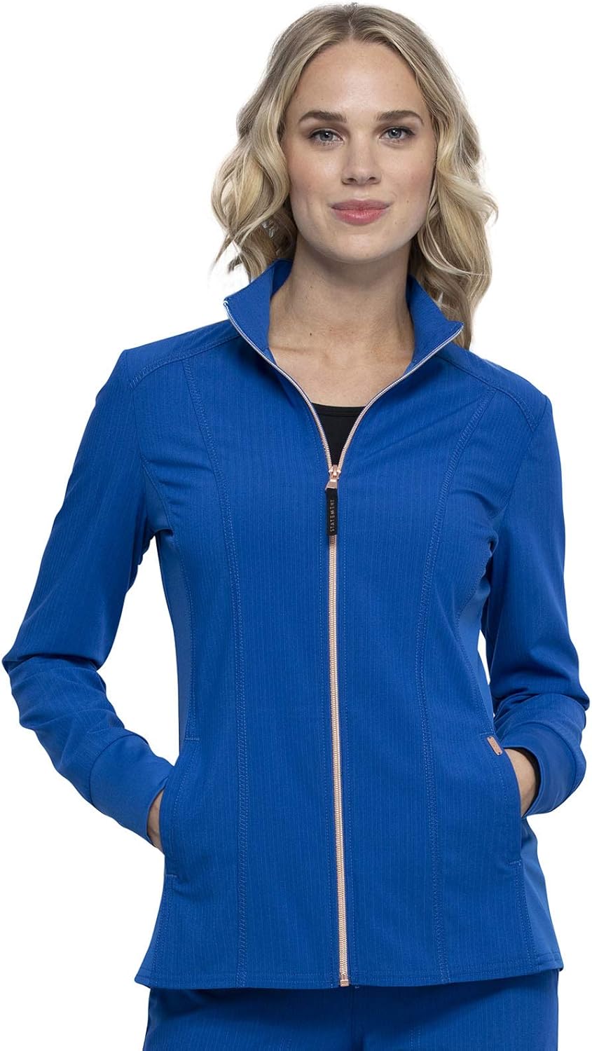 CHEROKEE Statement CK365 Women's Zip Front Jacket: Clothing