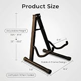 CAIHONG Guitar Stand Floor Folding A Frame Universal for Acoustic Electric Bass view 4
