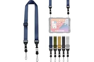 FIEIL Nylon iPad Strap, Adjustable Camera Neck Strap, Comfortable Shoulder Strap for iPad, Cellphone Tablet, Camera, Laptop, Binocular, Luggage Bag(Royal Blue Universal Neck Lanyard)