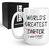 Hogg Worlds Greatest Farter Mug, 15 oz Ceramic Coffee Cup for Dad, Best Farter Ever Coffee Mug, Fathers Day Gift for Dad, Father's Day Gift